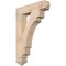 Ekena Millwork Merced Arts & Crafts Smooth Bracket, Douglas Fir, 3 1/2"W x 18"D x 26"H BKT04X18X26MRC03SDF - alternate 1
